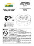 Burntech BOFP-48P Installation manual