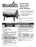 Char-Broil 465640212 Product guide
