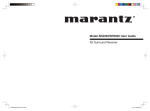 Marantz SR4002 User guide