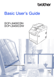 Brother DCP-L8400CDN User`s guide