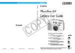 Canon PowerShot G2 User guide