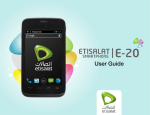 Etisalat Smartphone E-11 User guide