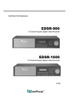 EverFocus EDSR1600F Instruction manual