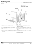 HP Compaq dc5700 SFF QuickSpecs