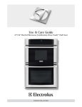 Electrolux EW27MC65JS Use & care guide