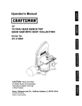 Craftsman 351.214600 Operator`s manual