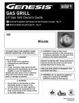 Weber Genesis 54406 Owner`s manual