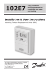 Installation & User Instructions