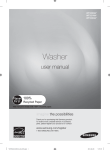 Samsung WF331ANR/XAA User manual