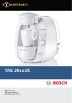 Bosch TAS 20xxUC User manual