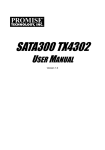 Promise Technology SATA300 TX4302 User manual