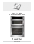 Electrolux E30MC75JPS Use & care guide