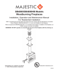 SB4800/SB4800HB Models Woodburning Fireplaces