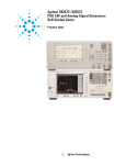 Agilent Technologies E8257C PSG Specifications