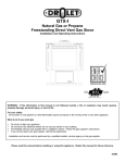 Drolet Nova 820 Operating instructions