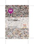 Motorola Moto Zine ZN5 User`s guide