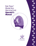 Bair Paws 850 Operator`s manual