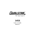 Qualstar 34XX Series User`s guide