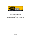 Rockbox Archos Recorder 15 Specifications