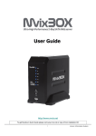 Mvix BOX User guide