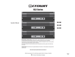 Crown XLS Series Specifications