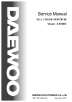 Daewoo CML-523BM Service manual