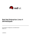 Red Hat LINUX VIRTUAL SERVER 4.7 - ADMINISTRATION Installation guide