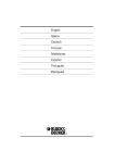 Black & Decker GR360 User manual