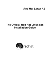 Red Hat Linux 7.3 The Official Red Hat Linux x86 Installation Guide