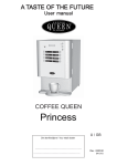 Coffee Queen Princess User manual