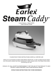 Earlex STEAM CADDY IS 2000 Instruction manual