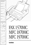 Brother FAX1570MC Specifications