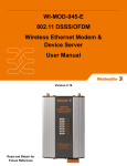 Weidmuller WI-MOD-E-G User manual