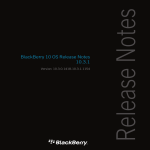 BlackBerry 10 OS Release Notes 10.3.1