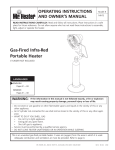 Mr. Heater MH15 Operating instructions
