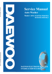 Daewoo DWF-240M Service manual