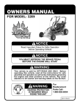 Yerf-Dog 3209 Service manual