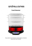 Food Steamer - Andrew James UK Ltd