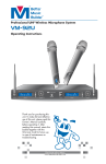 Better Music Builder VM-92U Operating instructions