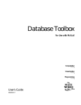 What Is the Database Toolbox?