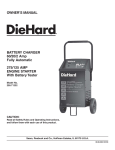 DieHard 200.71232 Owner`s manual