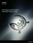 HP Autodesk Lustrexw8400 Setup guide