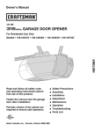 Craftsman 139.18453D Owner`s manual