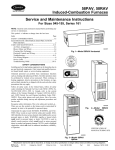 Carrier 58RAV Instruction manual
