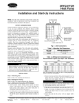 Carrier 38YCN Instruction manual