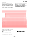 Scotsman SLE400 Service manual