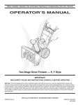 MTD 769-01275C Operator`s manual