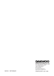 DAEWOO ELECTRONICS KOR-61852S Service manual