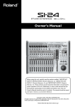 Roland SI-24 Owner`s manual