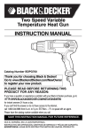 Black & Decker AS800 Instruction manual